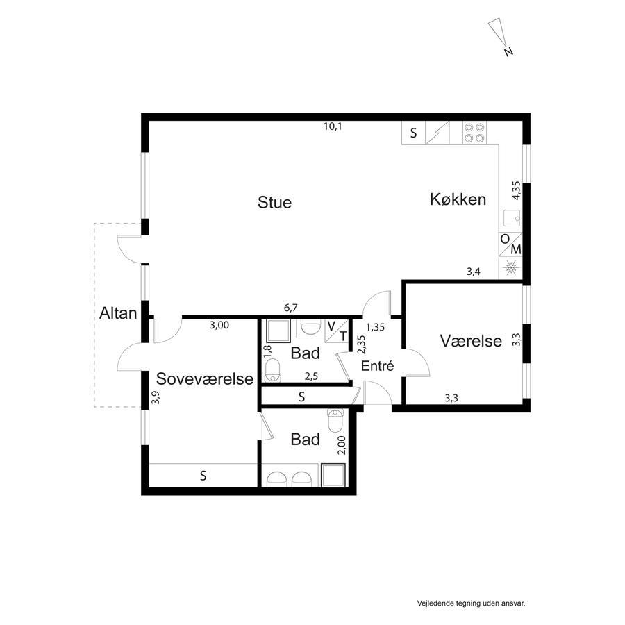 City Lux Apartment With 2 Full Bathrooms 2Tv Копенгаген Екстер'єр фото